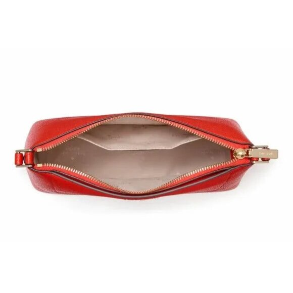Kate Spade Leila Medium Satchel Designer Crossbody Red Tomato Slice NWT - Picture 5 of 5